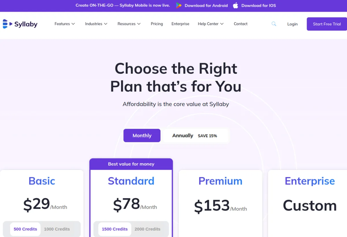 Syllaby interface - avis 2026