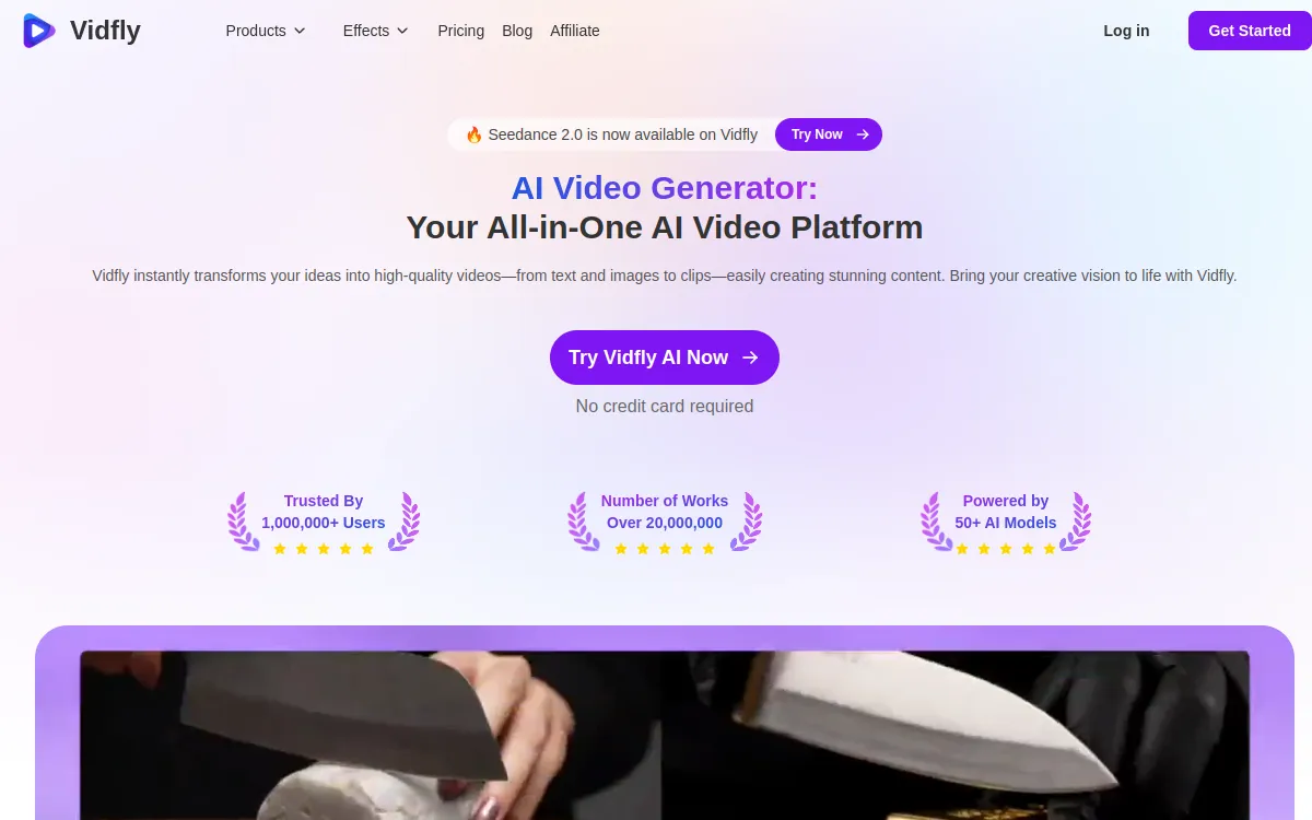 VIDFLY AI logo