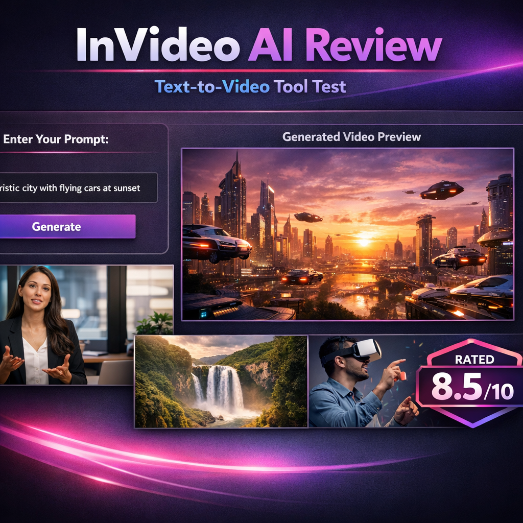 InVideo AI avis 2026 test complet text-to-video